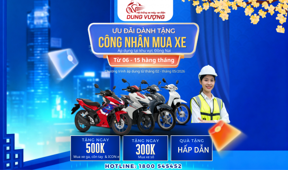 ƯU ĐÃI ĐẶC BIỆT DÀNH RIÊNG CHO CÔNG NHÂN